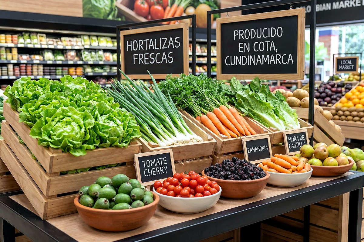 Hortalizas frescas para supermercados